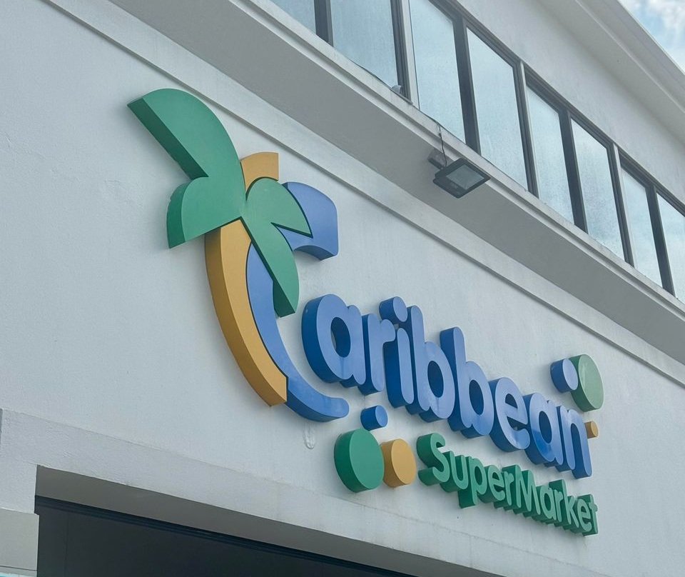 Caribbean Supermarket Sign